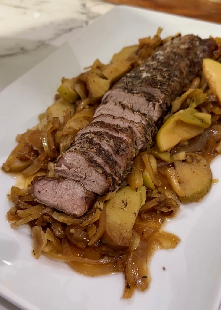 pork and apples