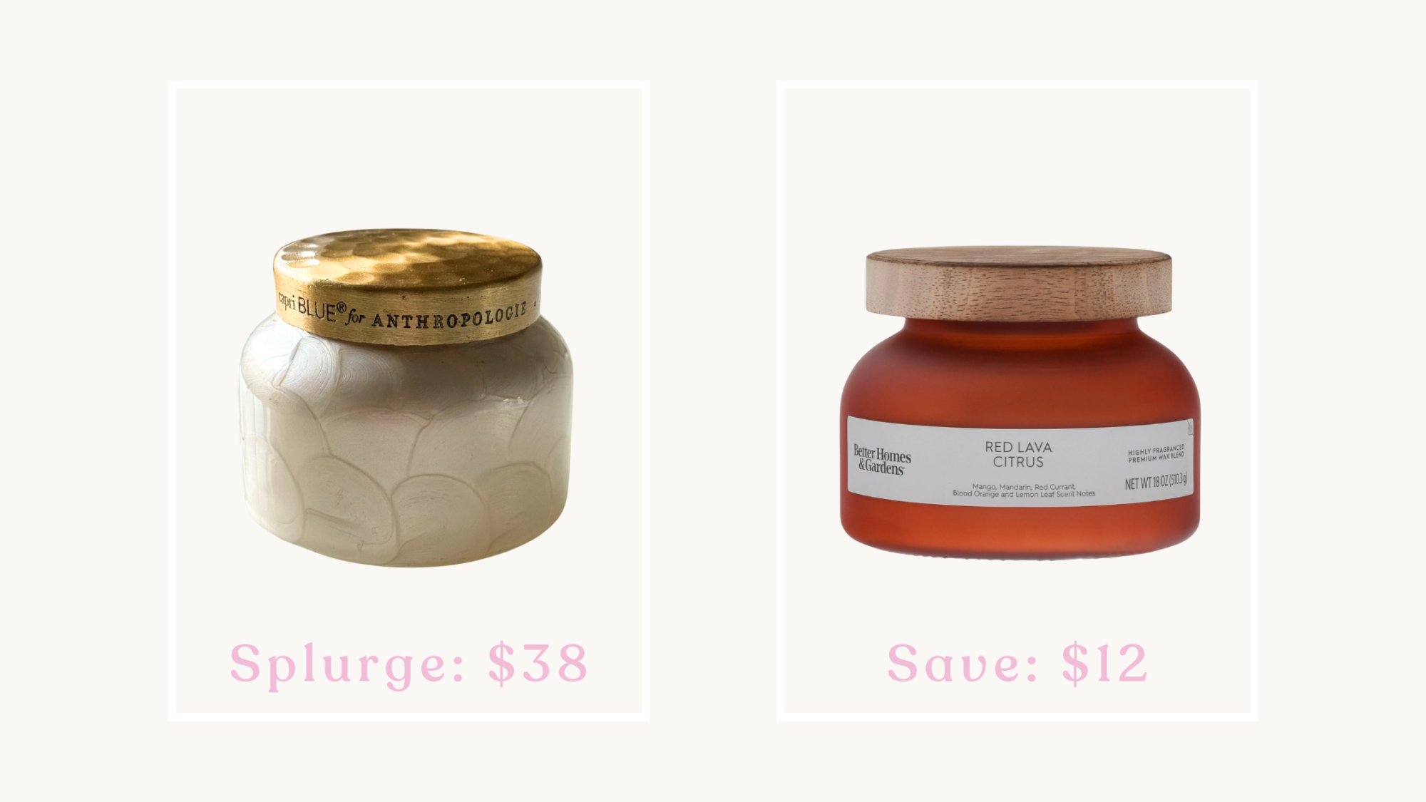 LORAfied Walmart candle dupes