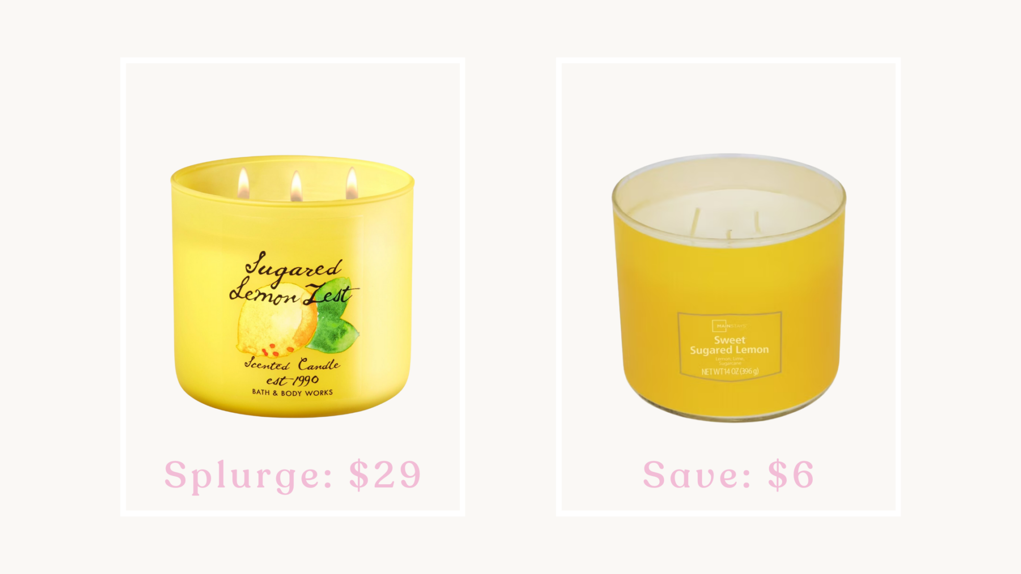 LORAfied Walmart candle dupes