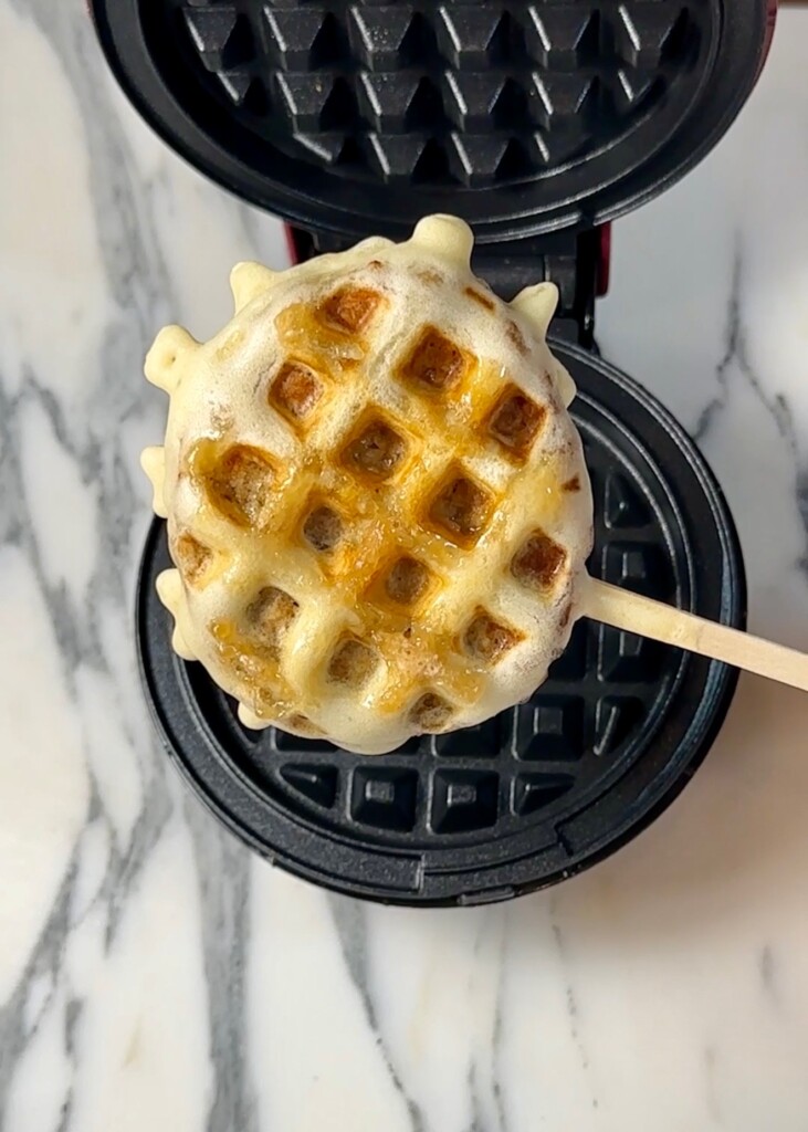 mini waffle sticks
